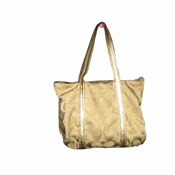Coach Gold Poppy Bag - Picture 2 of 7